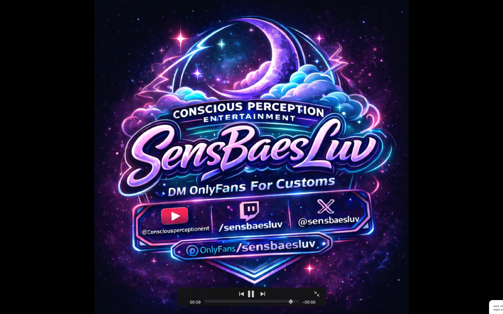 Conscious Perception Entertainment — SensBaesLuv logo